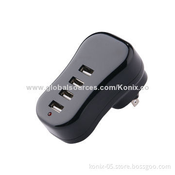 The Cheapest 4-port USB charging station, supports maximum up to 1 ampereNew